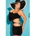 One Shoulder Waist Tie Mini Dress