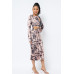 Tie Dye Long Sleeve Midi Dress