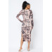 Tie Dye Long Sleeve Midi Dress