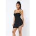 Spaghetti Strap Mesh Mini Dress