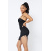 Spaghetti Strap Mesh Mini Dress