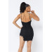 Spaghetti Strap Mesh Mini Dress