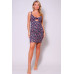 Spaghetti Strap Twist Front Cutout Floral Ruched Mini Dress