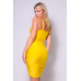 Spaghetti Strap Twist Front Cutout Ruched Mini Dress