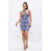 Printed One Shoulder Mini Dress