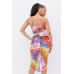 Printed Mesh Dress