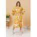 A Printed Woven Midi Dress