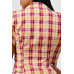 Wide Collared Double Breasted Plaid Blazer Mini Dress