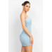 Hook & Eye Ruched Cami Mini Dress