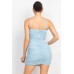 Hook & Eye Ruched Cami Mini Dress