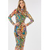 Long Sleeve Bodycon With Letter Print
