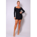 Sweetheart Pleated Front Sexy Mini Dress
