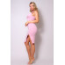Sleeveless Mermaid Front With Slit Dress