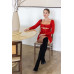 Knit Cut-out Bustier Top Lace Down Detail Mini Dress