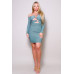 Long Sleeve All Over Cutout Mini Dress