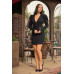 Long Sleeve Overlay Detailed Fashion Dress