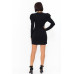 Long Sleeve Overlay Detailed Fashion Dress