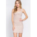 All Over Smoked Print Cami Dress