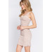 All Over Smoked Print Cami Dress