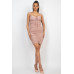 Front Ruched Mini Dress
