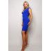 Sleeveless V Neck Corset Bodycon Midi Dress