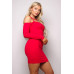 Long Sleeve Cuff Front Strap Mini Dress