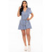 Houndstooth Chain-belt Dress