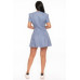 Houndstooth Chain-belt Dress