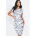 Tie-dye Printed Dress