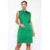Button-down Pleated Shirt Dress