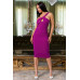 Eyelet With Stud Detailed Fashion Dress