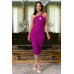 Eyelet With Stud Detailed Fashion Dress