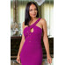 Eyelet With Stud Detailed Fashion Dress