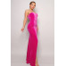 Strapless Sweetheart Maxi Velvet Dress
