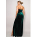 Strapless Sweetheart Maxi Velvet Dress