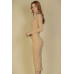 Ribbed Mock Neck Long Sleeve Bodycon Midi Dress