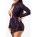 Night Dress With Unbalanced Skirt
