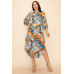 Printed Shirt Dress