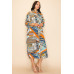 Printed Shirt Dress