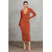 Ribbed Midi Dress