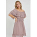 Off Shoulder Ruffle Dress