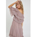 Off Shoulder Ruffle Dress