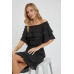 Off Shoulder Ruffle Dress