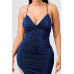 Metallic Glitter Sweetheart Dress