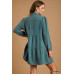 Mineral Wash Cotton Gauze Tiered Dress