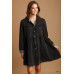 Mineral Wash Cotton Gauze Tiered Dress