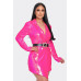 Pearl Belted Sequin Blazer Mini Dress
