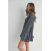 Bell Sleeve Turtle Neck Dress