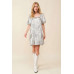 Sequin Babydoll Mini Dress