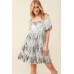 Sequin Babydoll Mini Dress